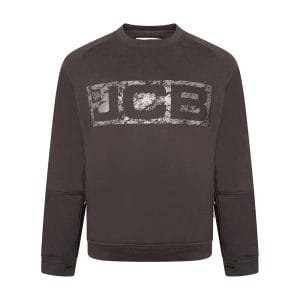 JCB CREW/B Trade Black Crew Sweatshirt | JCB Workwear