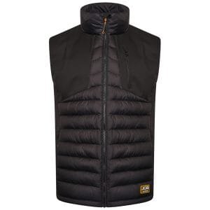 JCB D-MN Trade Black Hybrid Padded Gilet