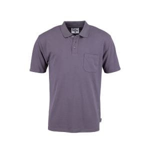 JCB D+AK Essential Grey Polo Shirt