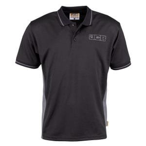 JCB D+IB Trade Black Performance Polo Shirt