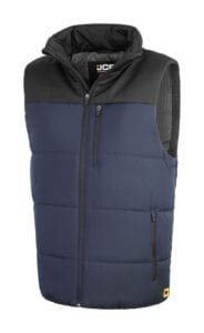 JCB Workwear Padded Gilet Navy/Black – Insulated Ripstop Bodywarmer