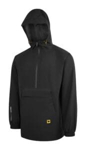 JCB Workwear Lightweight Waterproof Jacket Black – Packable & Breathable