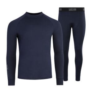 JCB Workwear Base Layer Set Navy – 220g Performance Thermal Set
