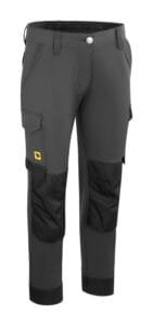 JCB Workwear Women’s 4-Way Stretch Trousers Dark Shadow – Heavy Duty Cargo Workwear