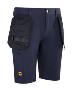 JCB Workwear Stretch Holster Pocket Shorts Navy – Heavy Duty Work Shorts
