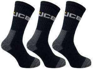 JCB Work Socks With Added Elastane